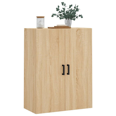 Wall Mounted Cabinet Sonoma Oak 69.5x34x90 cm