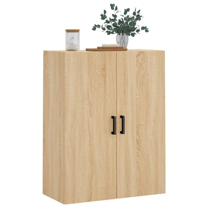 Wall Mounted Cabinet Sonoma Oak 69.5x34x90 cm