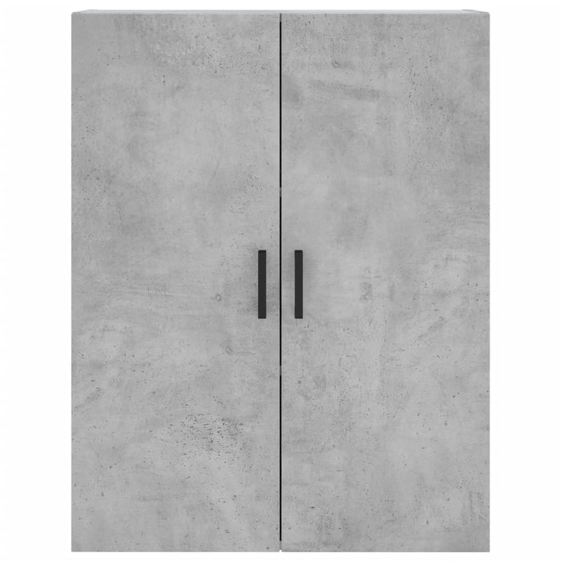 Wall Mounted Cabinet Concrete Grey 69.5x34x90 cm