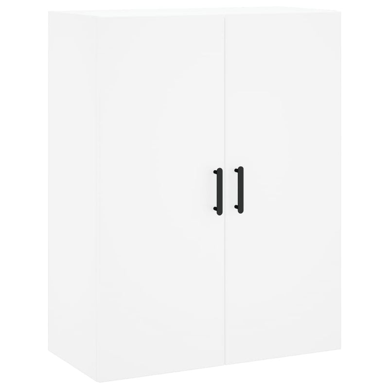 Wall Mounted Cabinet White 69.5x34x90 cm