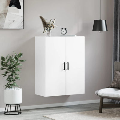 Wall Mounted Cabinet White 69.5x34x90 cm