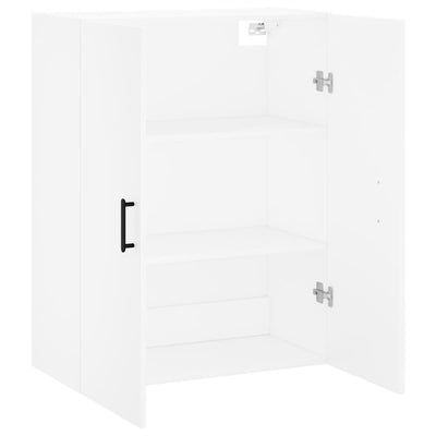 Wall Mounted Cabinet White 69.5x34x90 cm