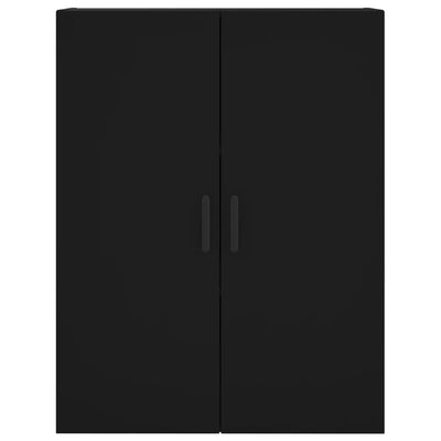 Wall Mounted Cabinet Black 69.5x34x90 cm