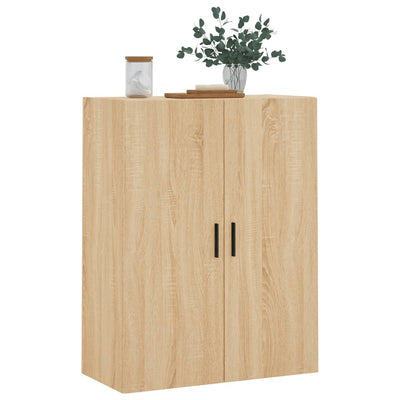 Wall Mounted Cabinet Sonoma Oak 69.5x34x90 cm