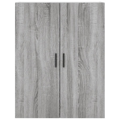 Wall Mounted Cabinet Grey Sonoma 69.5x34x90 cm