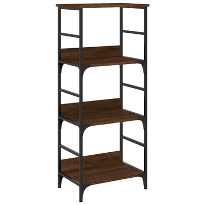 Bookshelf Brown Oak 50x33x117.5 cm Engineered Wood