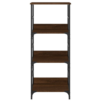 Bookshelf Brown Oak 50x33x117.5 cm Engineered Wood