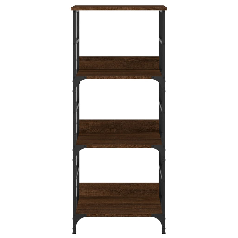 Bookshelf Brown Oak 50x33x117.5 cm Engineered Wood