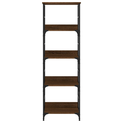 Bookshelf Brown Oak 50x33x153 cm Engineered Wood