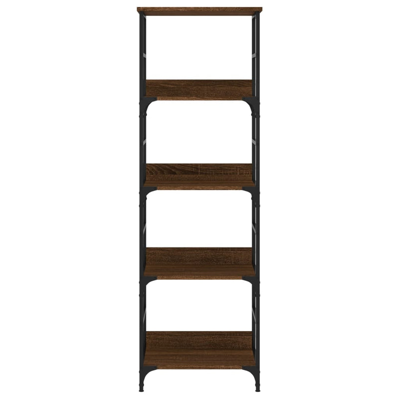 Bookshelf Brown Oak 50x33x153 cm Engineered Wood