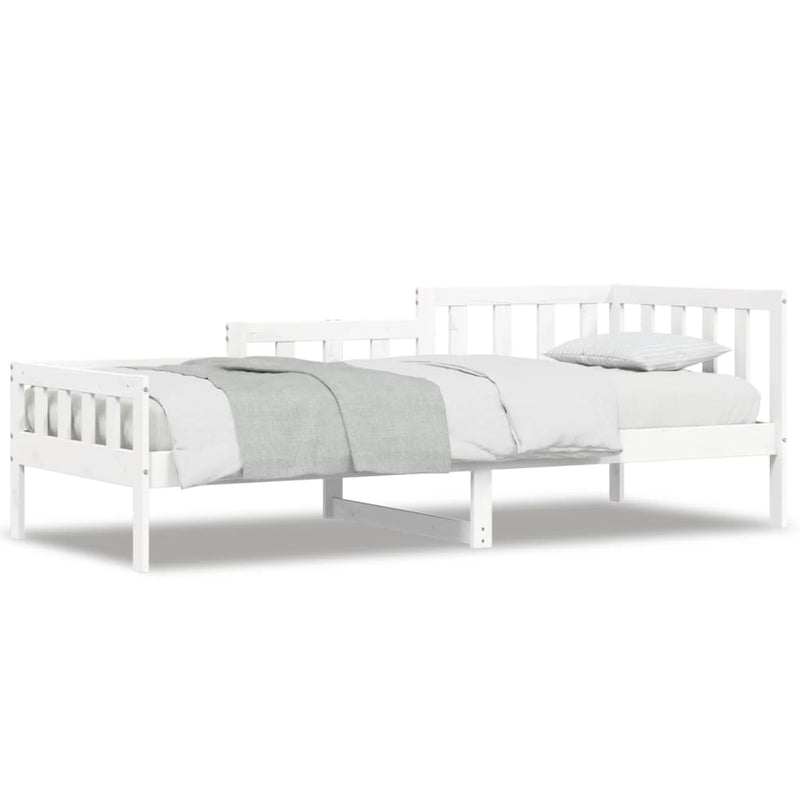 Day Bed White 80x200 cm Solid Wood Pine