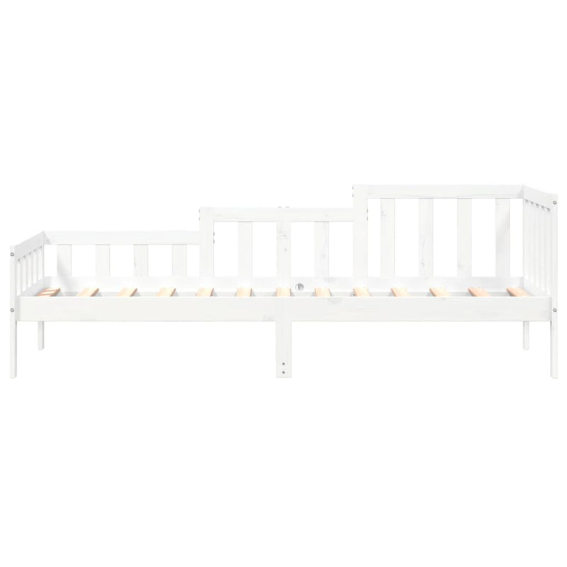 Day Bed White 80x200 cm Solid Wood Pine