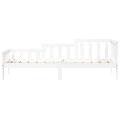 Day Bed White 90x200 cm Solid Wood Pine