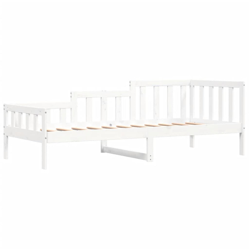 Day Bed White 90x200 cm Solid Wood Pine