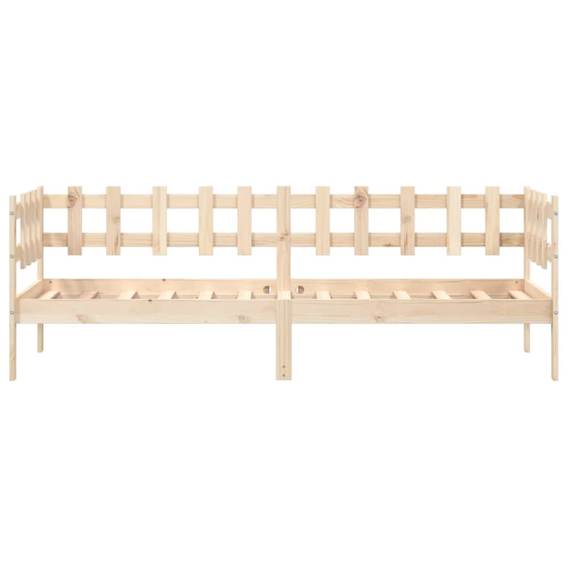 Day Bed 90x190 cm Solid Wood Pine