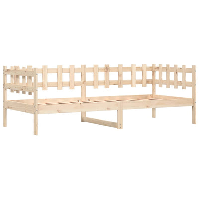 Day Bed 90x190 cm Solid Wood Pine