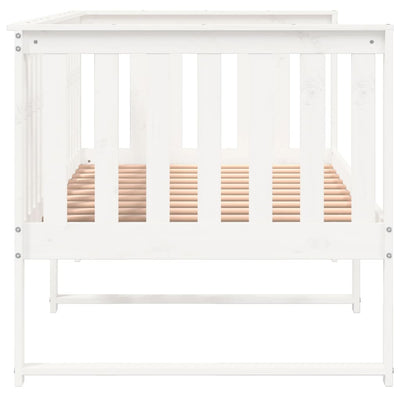 Day Bed White 90x200 cm Solid Wood Pine