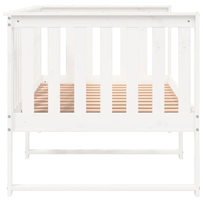 Day Bed White 90x200 cm Solid Wood Pine