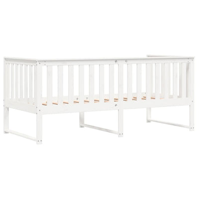 Day Bed White 90x200 cm Solid Wood Pine