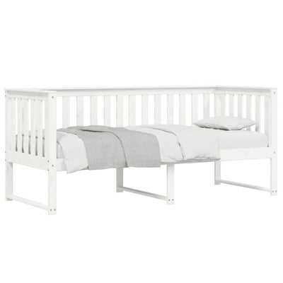 Day Bed White 80x200 cm Solid Wood Pine