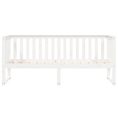 Day Bed White 80x200 cm Solid Wood Pine