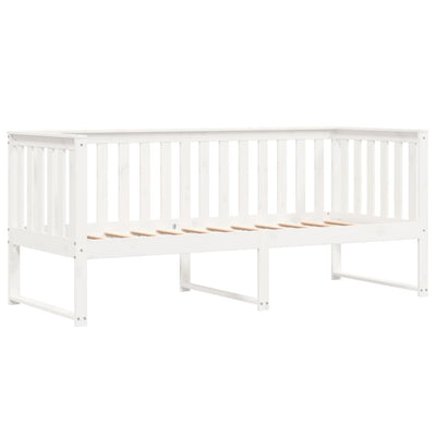 Day Bed White 80x200 cm Solid Wood Pine