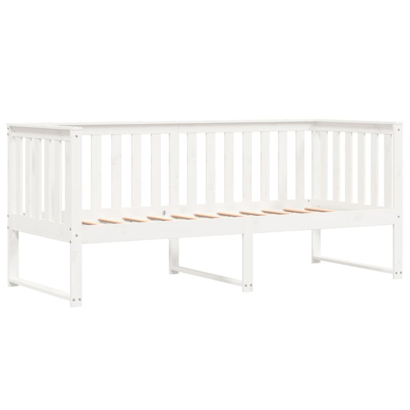 Day Bed White 80x200 cm Solid Wood Pine