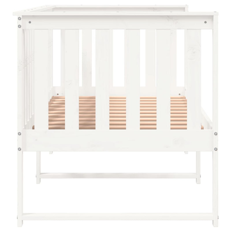 Day Bed White 80x200 cm Solid Wood Pine