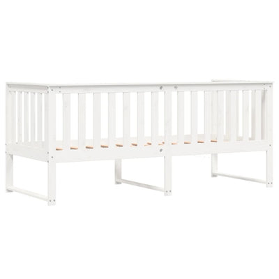 Day Bed White 80x200 cm Solid Wood Pine