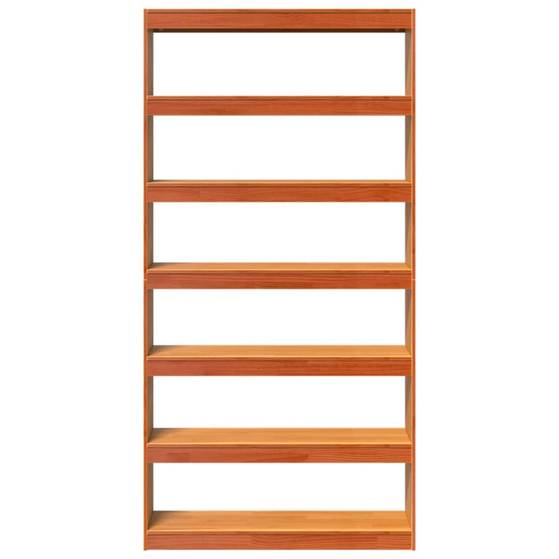 Book Cabinet/Room Divider 100x30x199.5 cm Solid Wood Pine