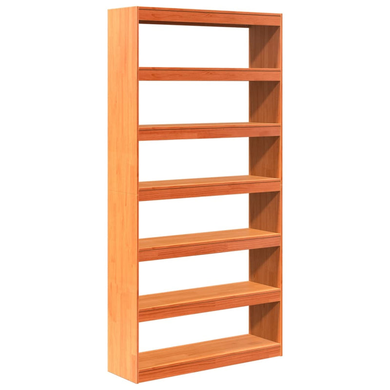 Book Cabinet/Room Divider 100x30x199.5 cm Solid Wood Pine