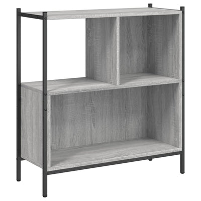 Bookcase Grey Sonoma 72x28x77.5 cm Engineered Wood