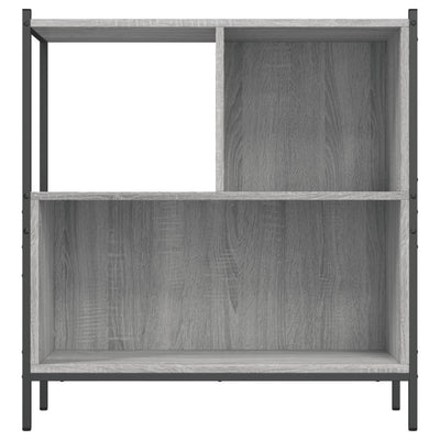 Bookcase Grey Sonoma 72x28x77.5 cm Engineered Wood