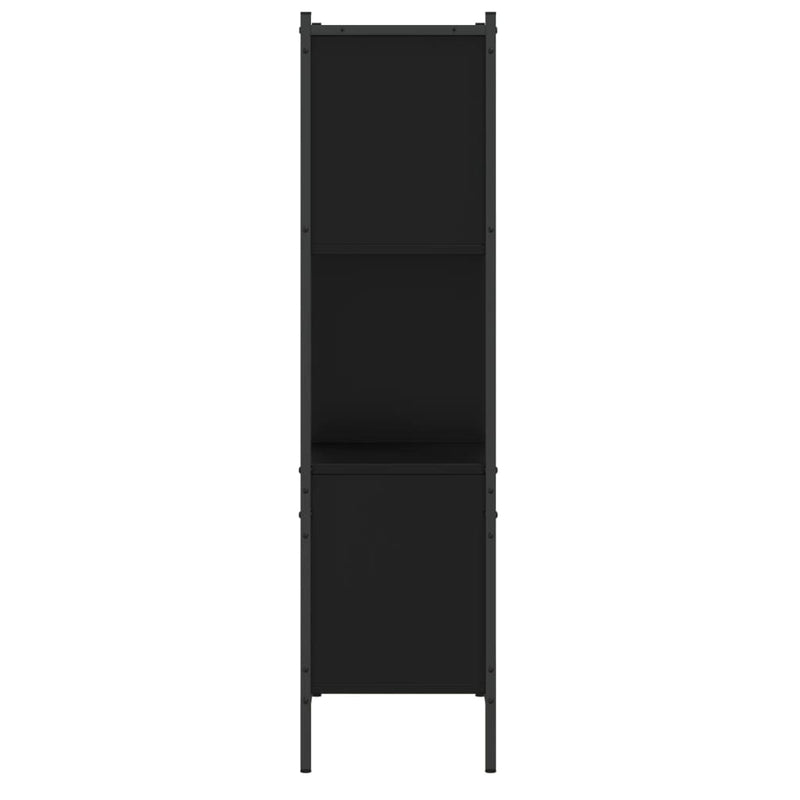 Bookcase Black 72x28x109 cm Engineered Wood