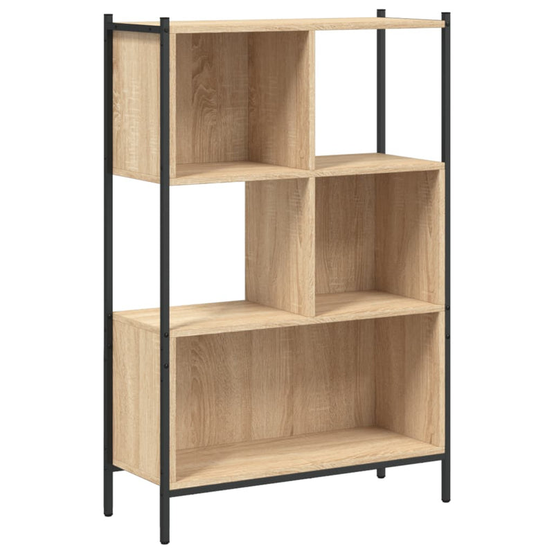 Bookcase Sonoma Oak 72x28x109 cm Engineered Wood