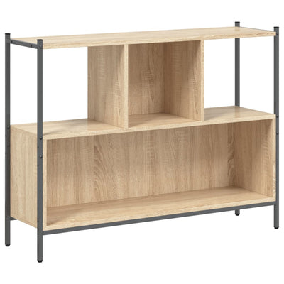 Bookcase Sonoma Oak 102x28x77.5 cm Engineered Wood