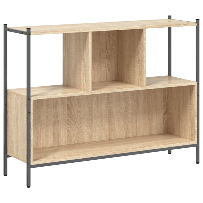 Bookcase Sonoma Oak 102x28x77.5 cm Engineered Wood