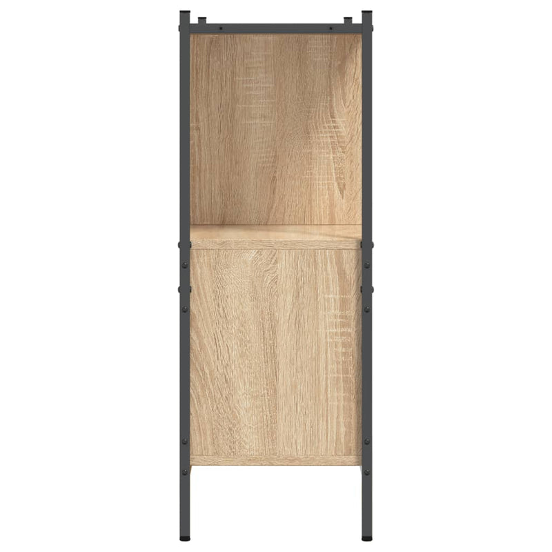 Bookcase Sonoma Oak 102x28x77.5 cm Engineered Wood