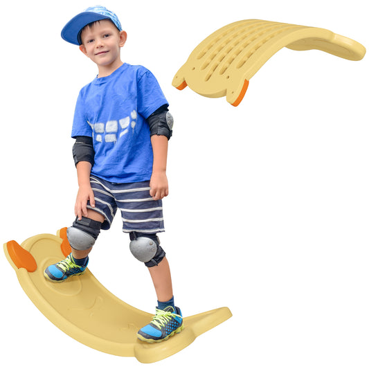 AIYAPLAY Balance Board for Kids Balance Training & Sensory Play, Yellow