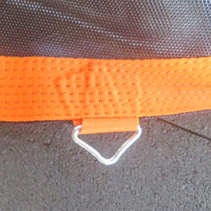 SPORTNOW Replacement Trampoline Mat with Spring Pull Tool, 72 V-Hooks, for 12ft Trampoline using 14cm Springs, Orange