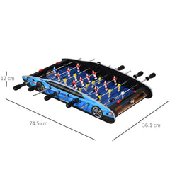 HOMCOM 29 Inch Mini Tabletop Football Foosball Gaming Table Play Fun Game Toy 74.5L x 36.1W x 12H CM