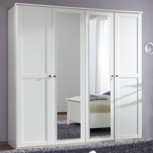 CONWAY 4 Door Wardrobe White 180cm
