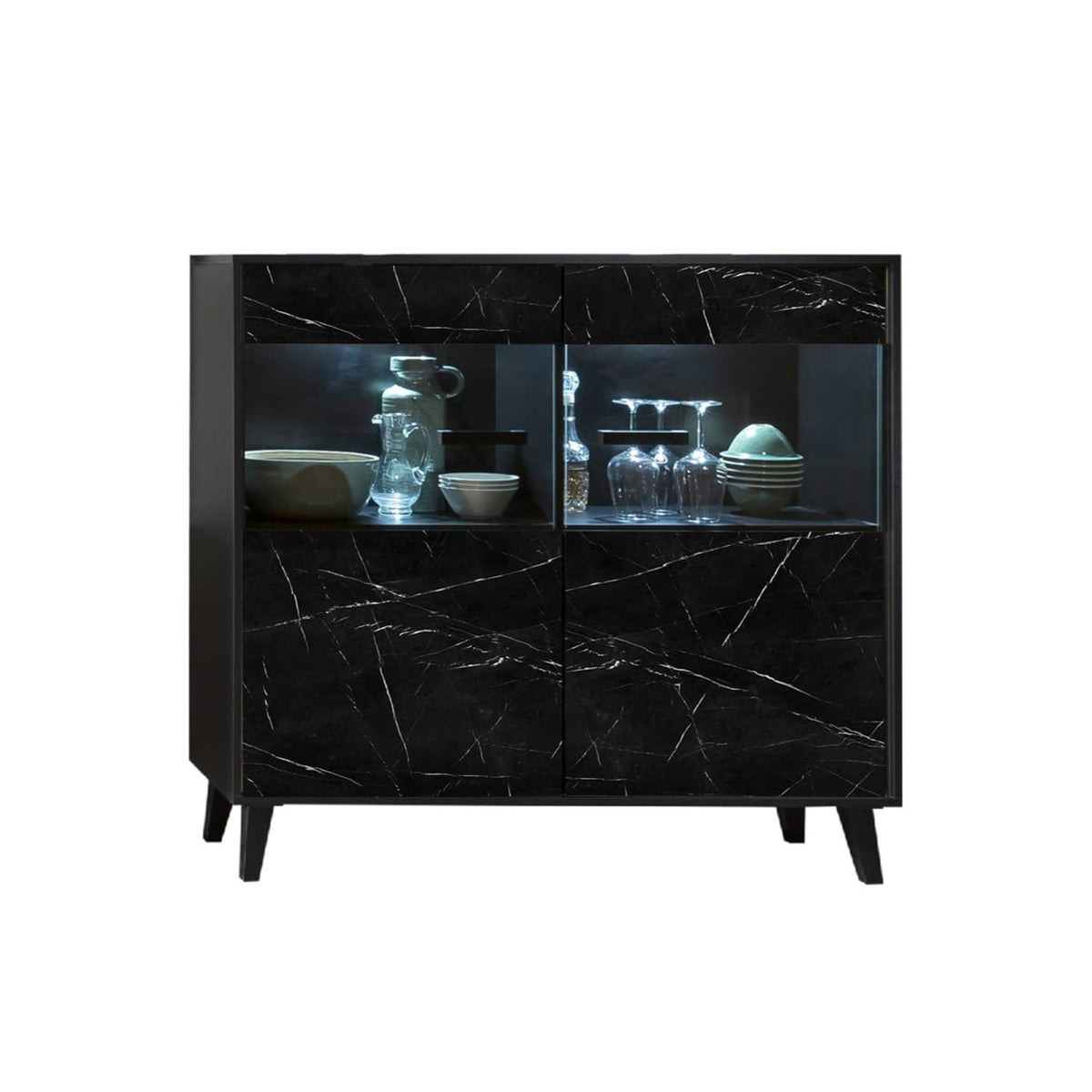 Fina 81 Display Cabinet 126cm