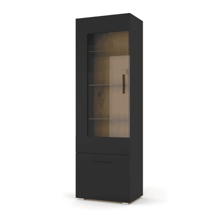 Anette Tall Display Cabinet 60cm