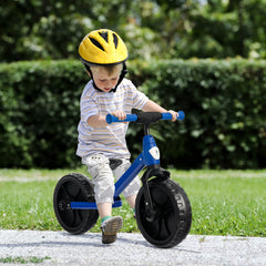 4-in-1 Kids Training Balance Bike with Training Wheels-Blue