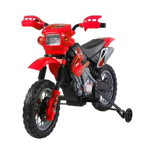 HOMCOM 6V Kids Child Electric Motorbike Ride on Motorcycle Scooter Children Toy Gift for 3-6 Years (Red)