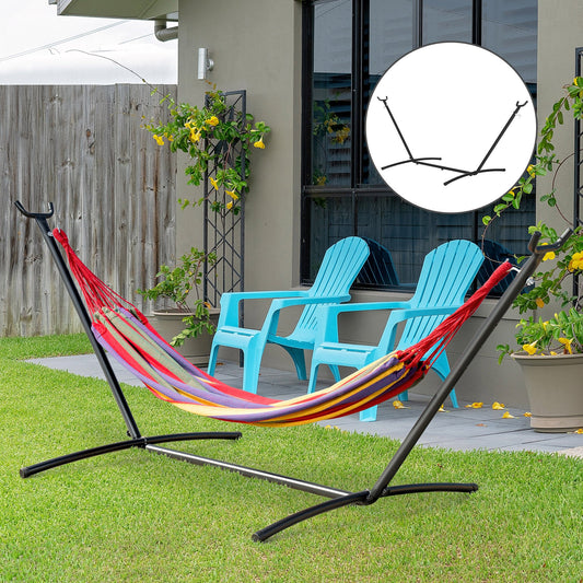 Outsunny 2.86m Universal Hammock Stand Metal Frame Garden Camping Picnic Outdoor Patio Replacement √¢‚Ç¨‚Äú Stand Only