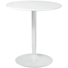 HOMCOM 75H x 70cm Two-Person Minimalistic Dining Table - White