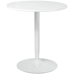 HOMCOM 75H x â70cm Two-Person Minimalistic Dining Table - White