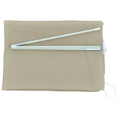 Outsunny Outdoor Cantilever Umbrella Cover with Rod, Zipper, Khaki